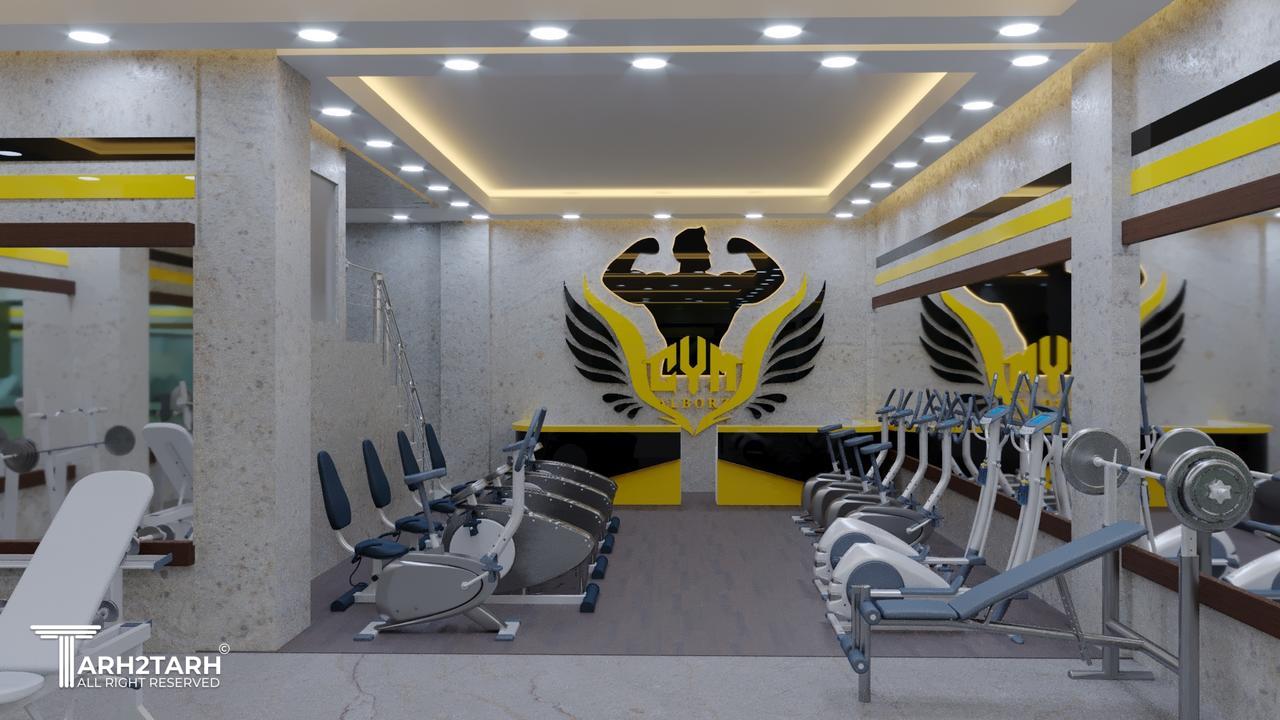 طراحی داخلی باشگاه بدنسازی
