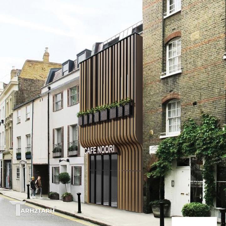 طراحی کافه نان نوری