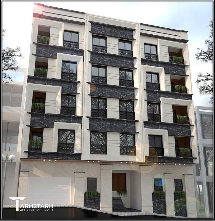 ساختمان مسکونی ۷ طبقه لوکس - منطقه ۱ تهران