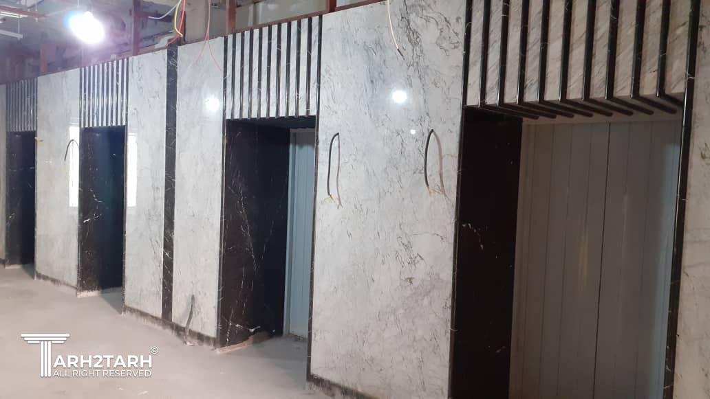 طراحی واجرای لابی آسانسور