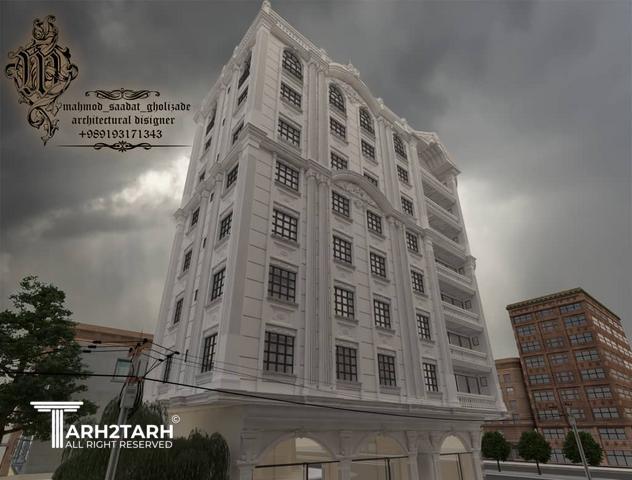 طراحی پلان و نما سه طرف