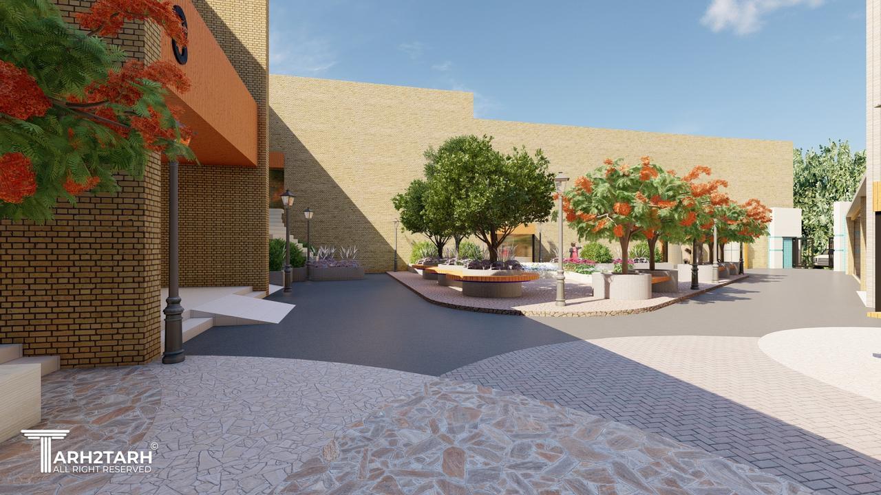 محوطه شمالی بیمارستان 