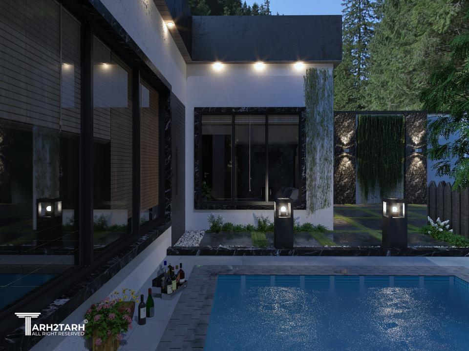 طراحی ویلا واقع در کردان