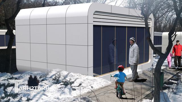 طراحی اقامتگاههای توریستی موقت مجموعه ائل گلی تبریز