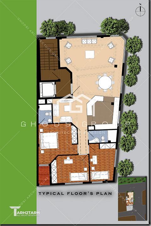 پلان تیپ طبقات