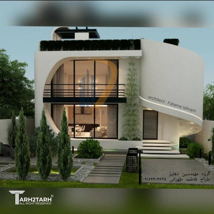 طراحی ویلایی مدرن . عباس آباد 