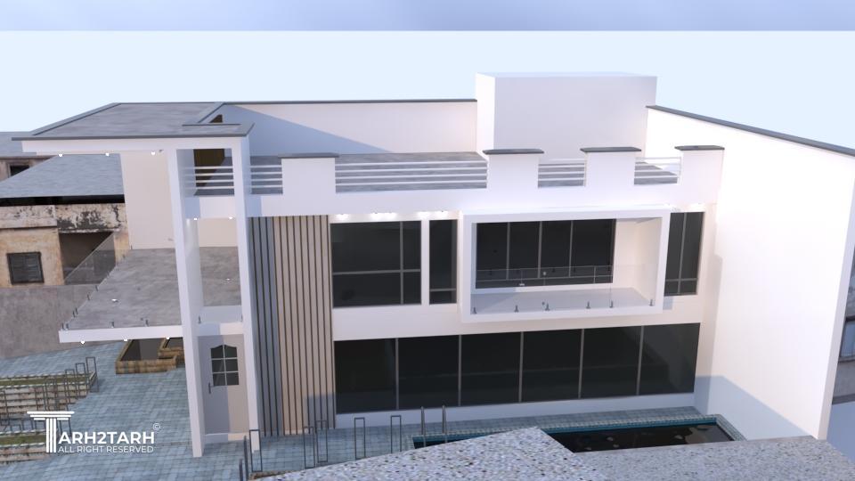 طراحی ویلای پدری