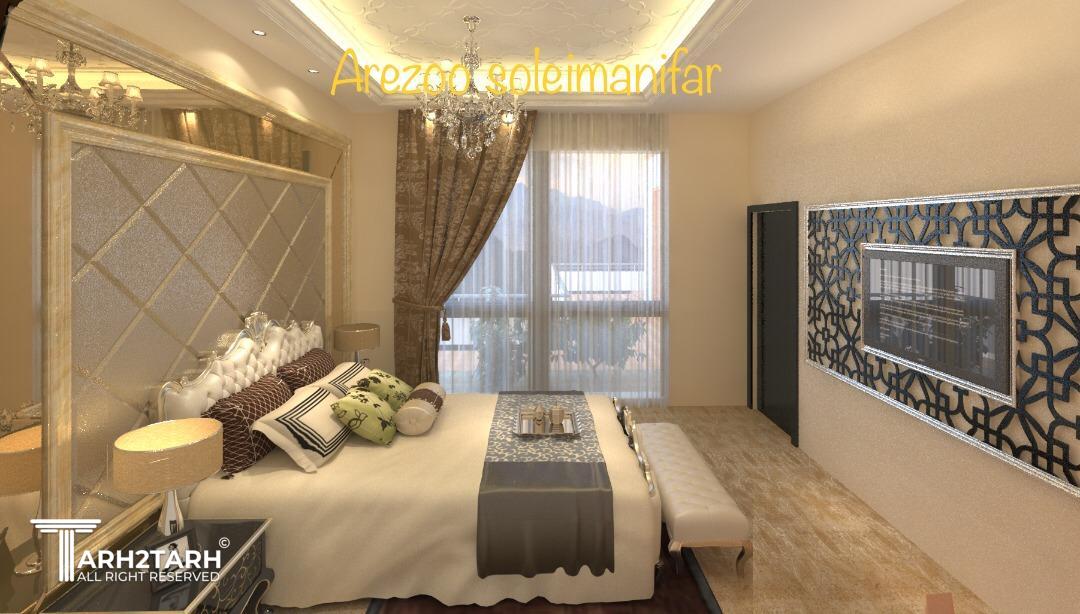 طراحي اتاق خواب در منطقه 77 تهران