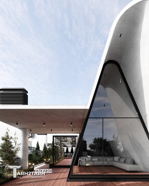 روف گاردن ساختمان سروناز