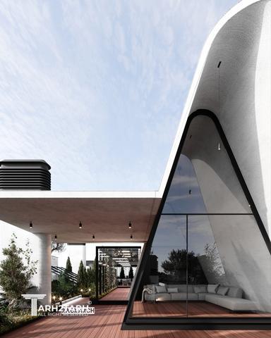 روف گاردن ساختمان سروناز