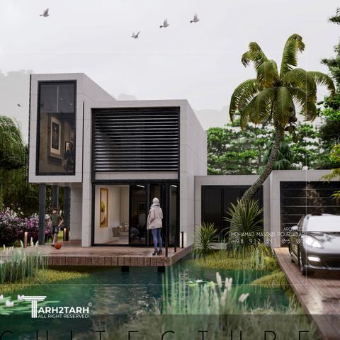 طراحی داخلی مدرن پروژه ویلایی