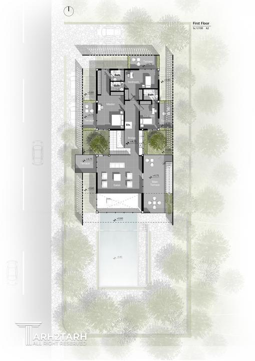 پلان طبقه اول