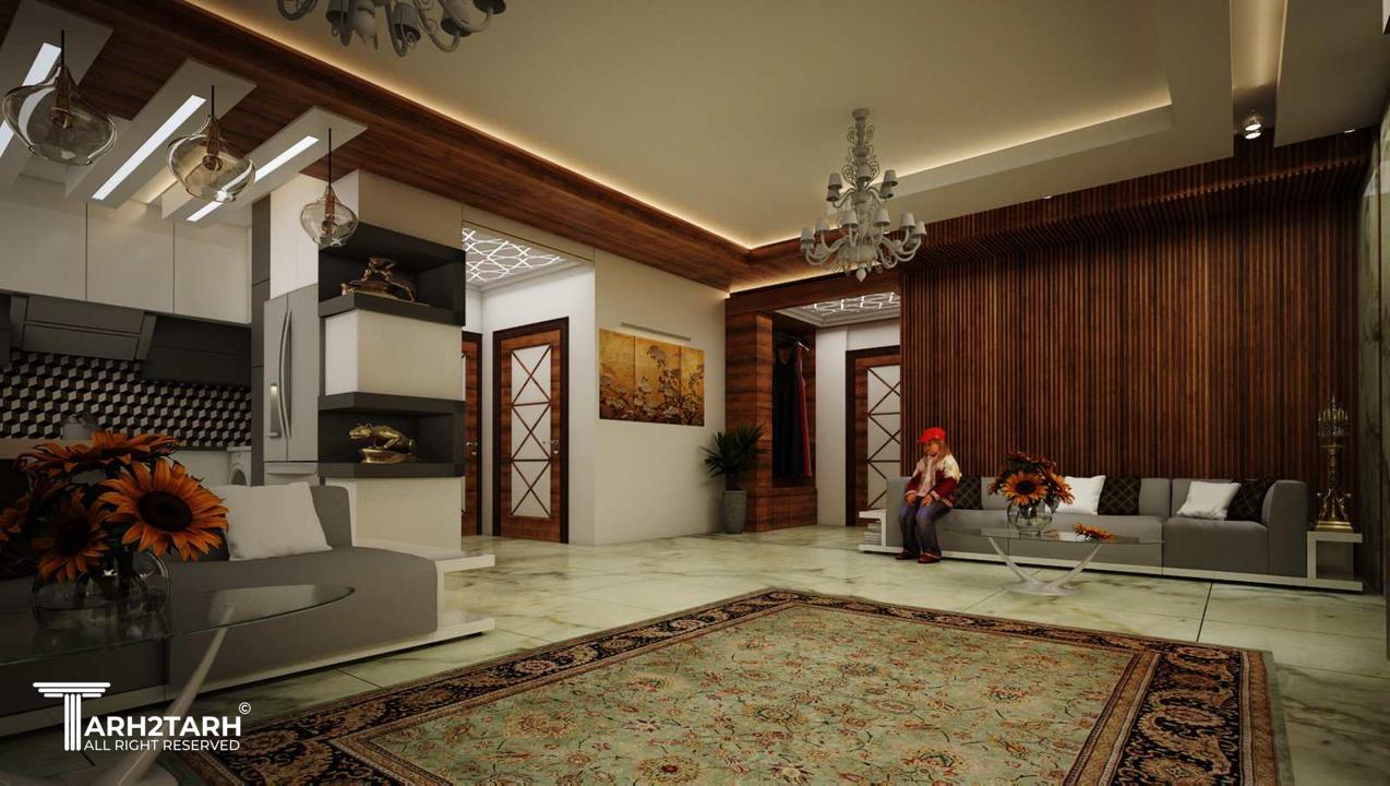 طراحی داخلی 100متر