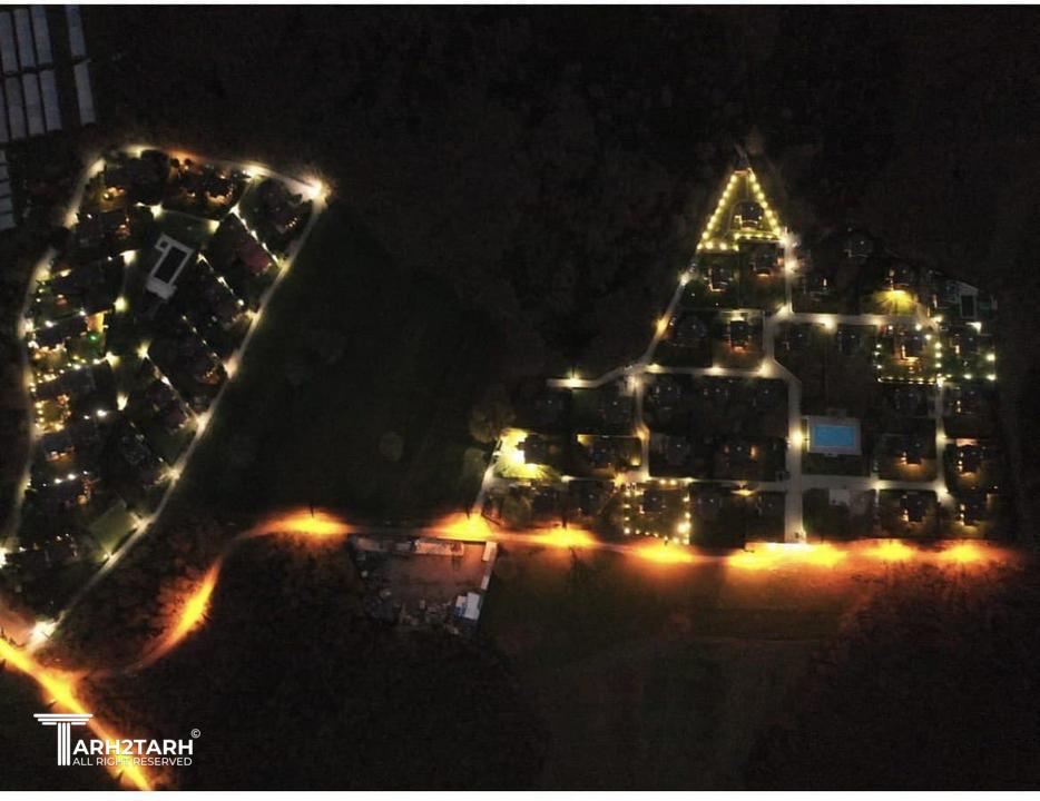 شهرک بلوط استانبول در شب