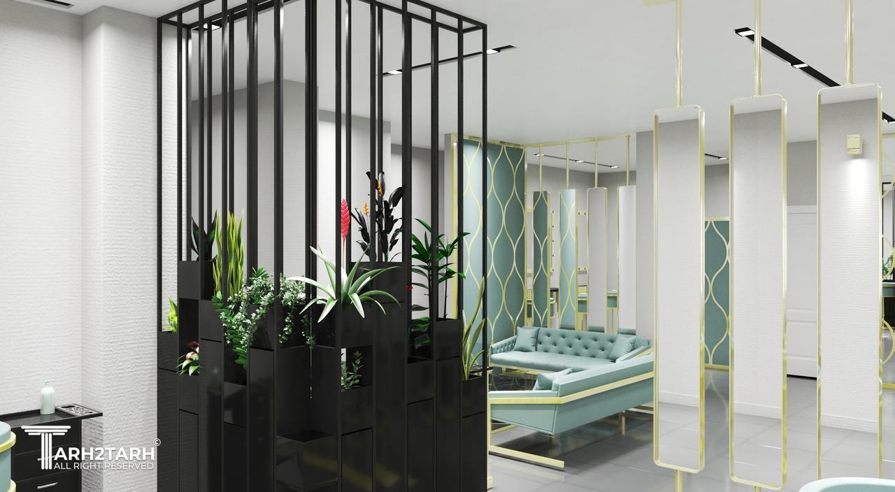 طراحی داخلی سالن زیبایی آفرینش