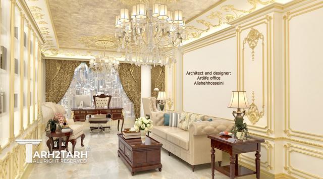 طراحی داخلی دفتر وکالت