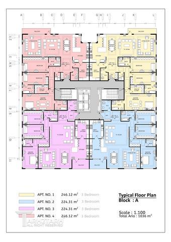 رتبه اول طراحی پلان مسکونی سعادت آباد