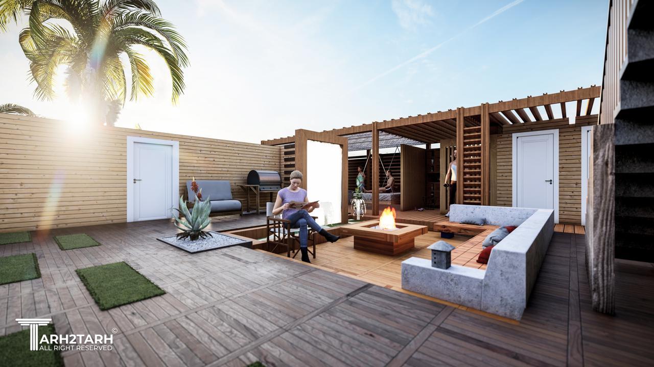 طراحی روف گاردن واحد مسکونی 