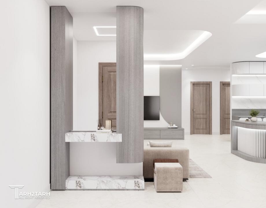 بازسازی واحد دو خوابه مسکونی