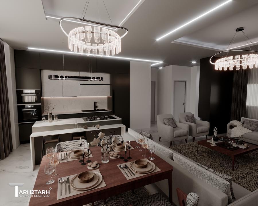 طراحی داخلی واحد مسکونی