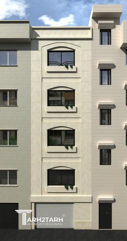 طراحی نمای مسکونی منطقه 14 تهران