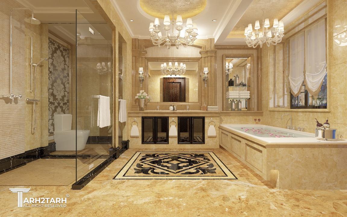 طراحي سرويس دستشوي و حمام