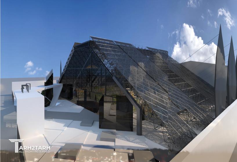 طراحی شوروم سنگ