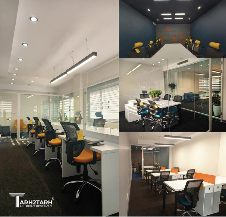 طراحی داخلی و بازسازی دفتر اداری کیان سرمایه