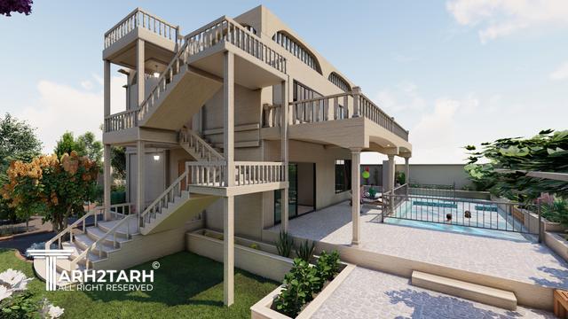 طراحی باغ ویلا