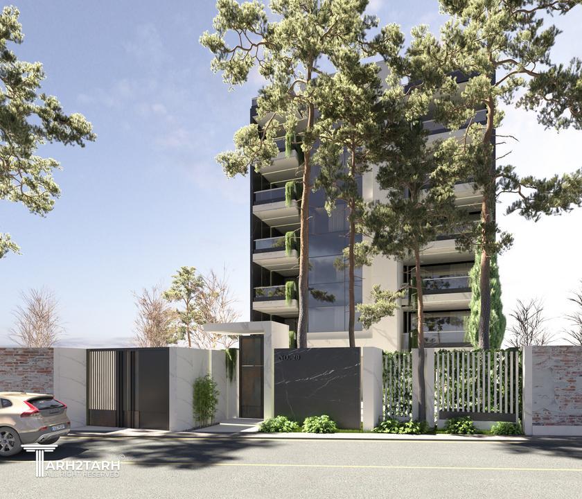 نمای جبهه خارجی ساختمان