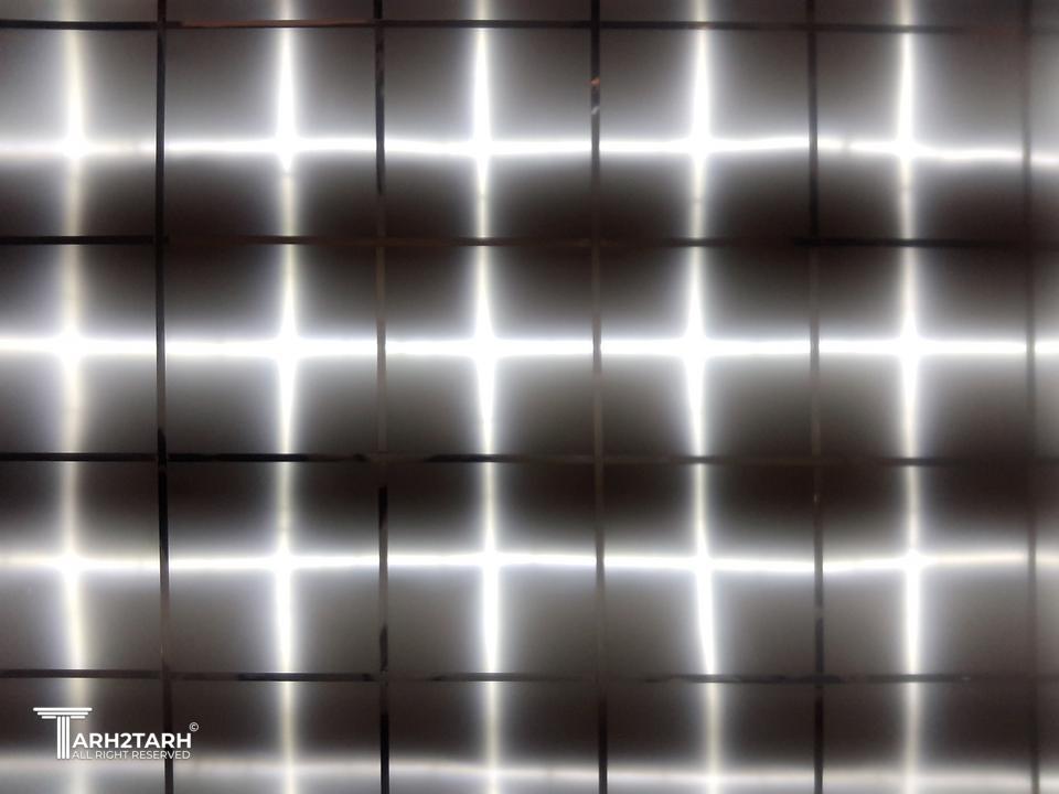 دتایل اجرا شده سقف ، فضای اصلی