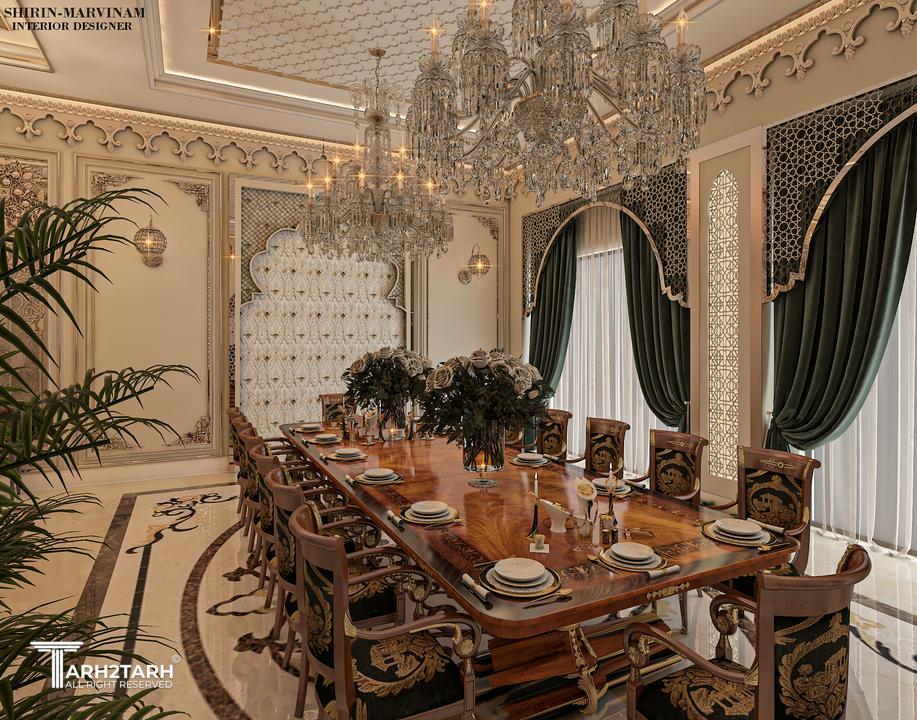طراحی غذاخوری به سبک مراکشی