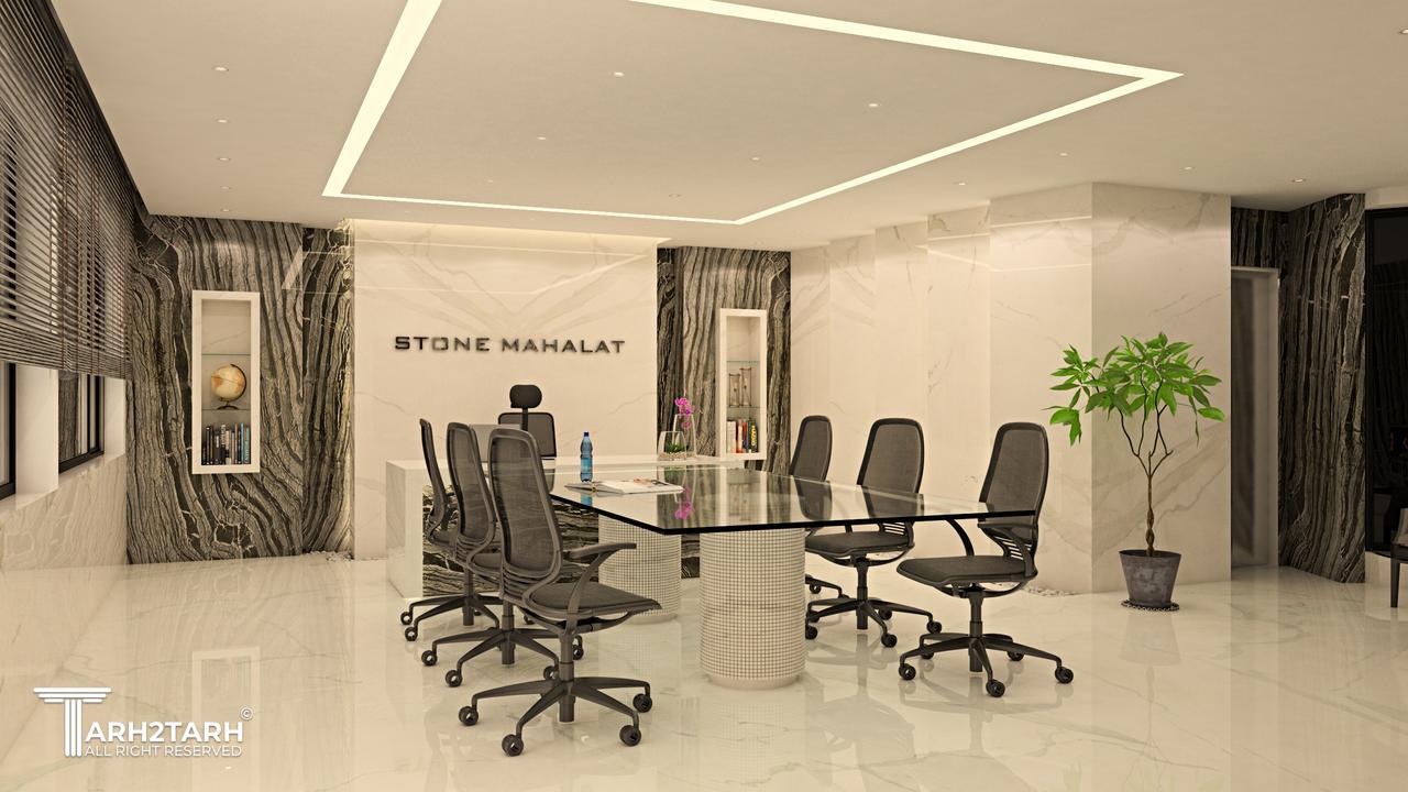 طراحی دفتر کارخانه سنگ