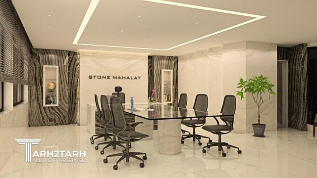 طراحی دفتر کارخانه سنگ