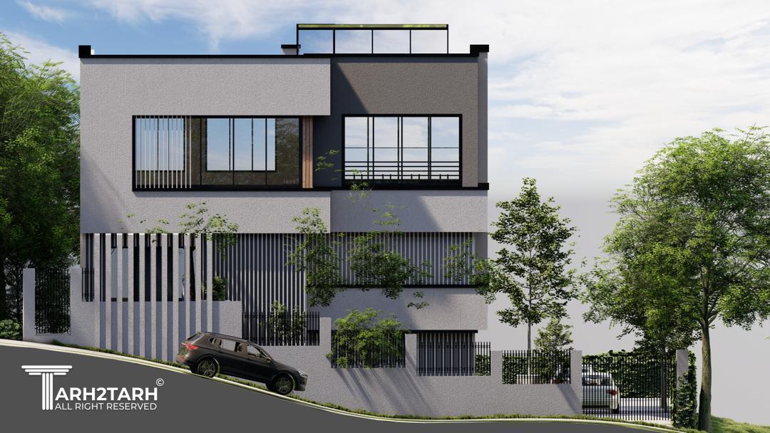 نمای ویلا کیاسر