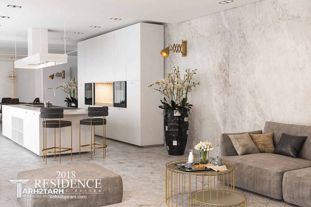 طراحی آپارتمان مسکونی پاسداران