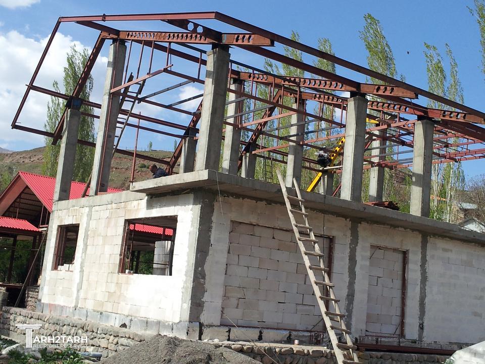 اسکلت ویلای نور