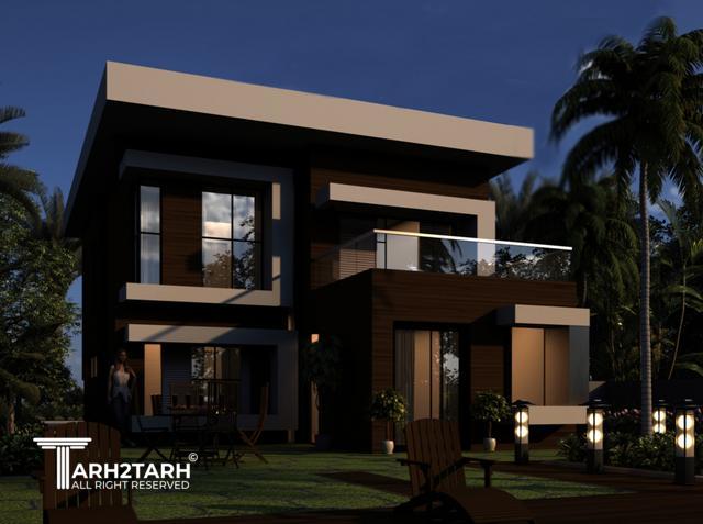 طراحی نماخارجی ویلا 