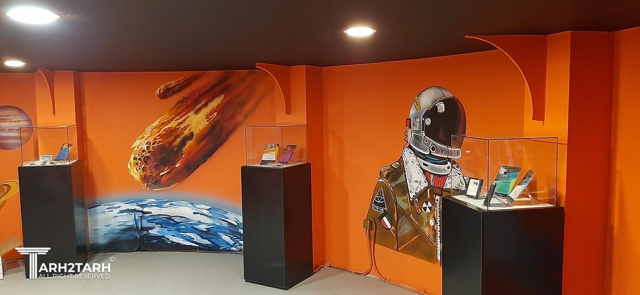 فضای مینی موزه شهاب سنگ