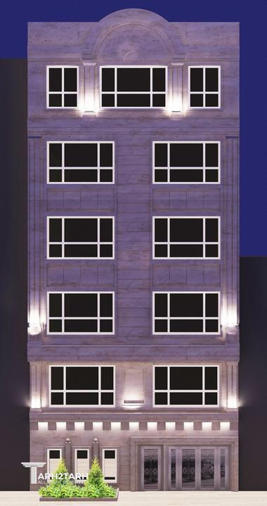 نمای شمالی نور شب