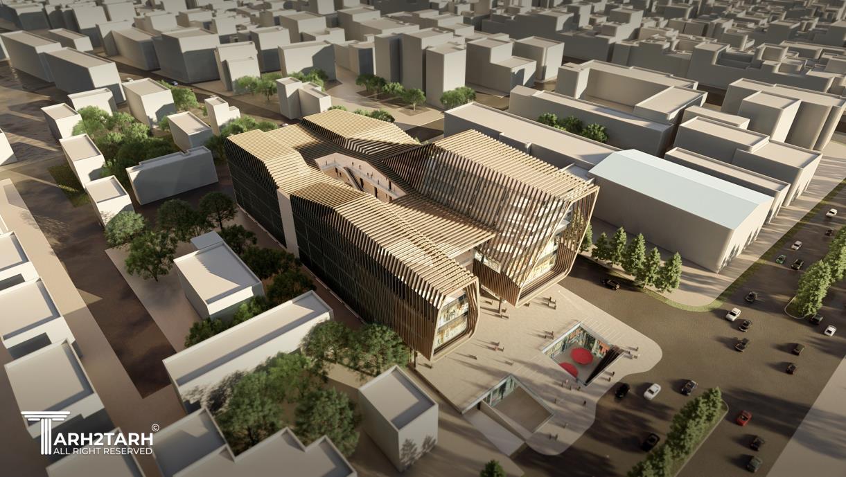 طراحی و امکانسنجی مجتمع اداری تجاری اتکا اصفهان