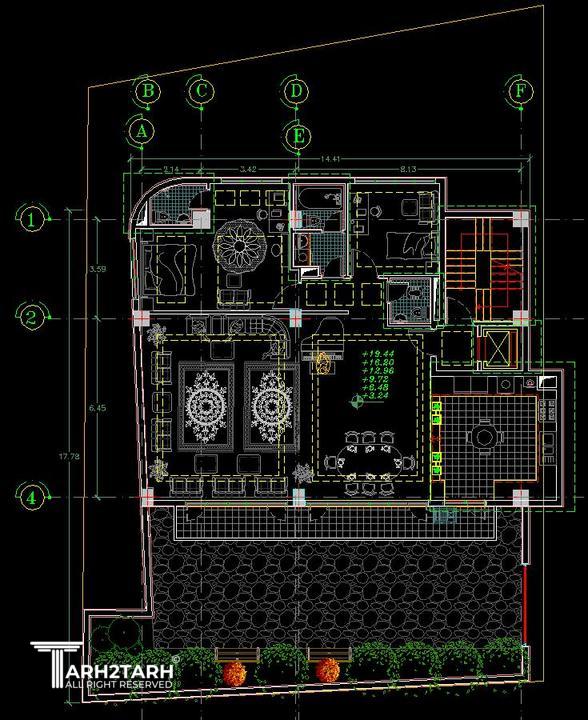 طراحی پلان مسکونی 