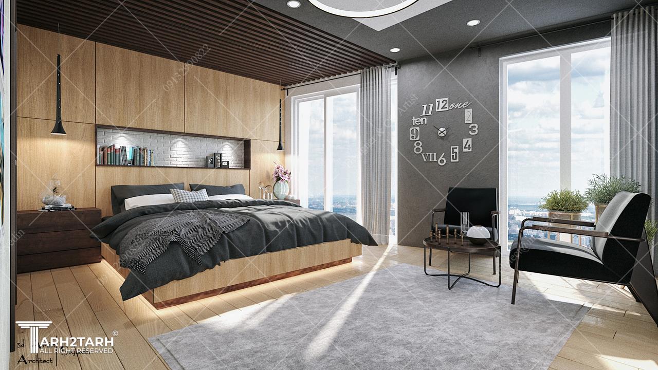 طراحی اتاق مستر