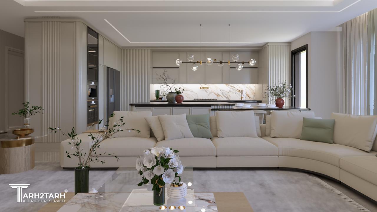 طراحی داخلی و اجرا پروژه ی مسکونی سعادت آباد