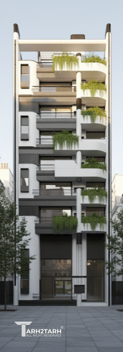 نما جنوبی ساختمان سروناز