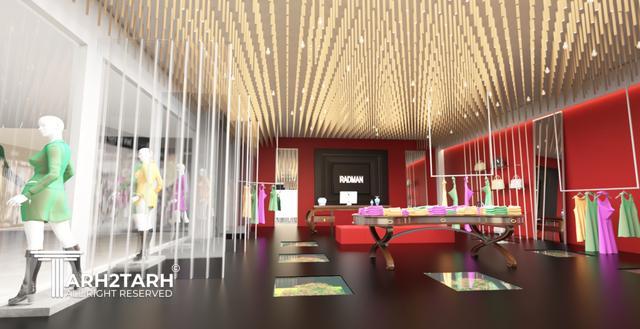 طراحی فروشگاه لباس