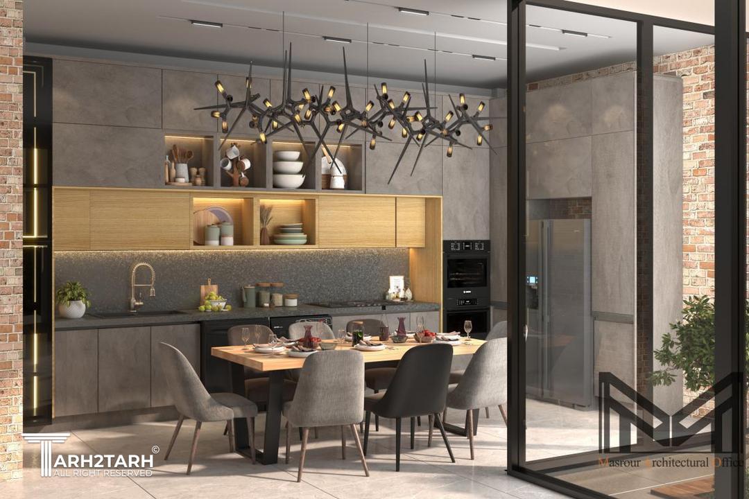 طراحی داخلی ویلا آترین