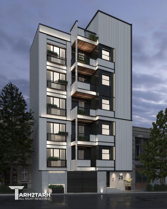 طراحی نما مسکونی 