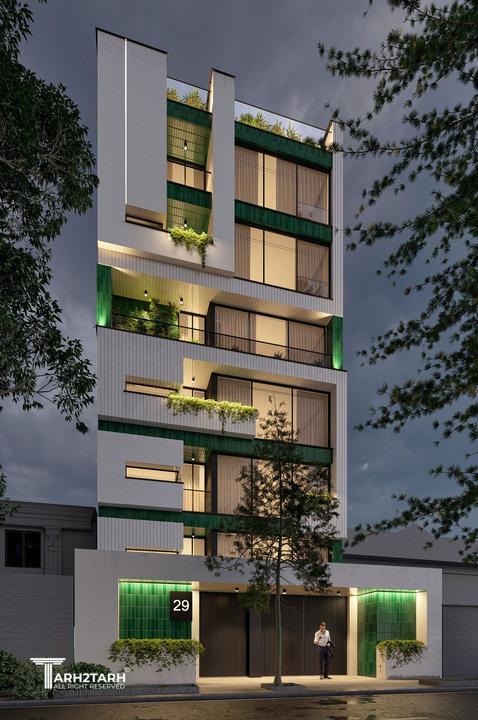 ساختمان مسکونی گل رو