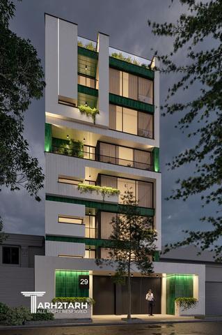 ساختمان مسکونی گل رو